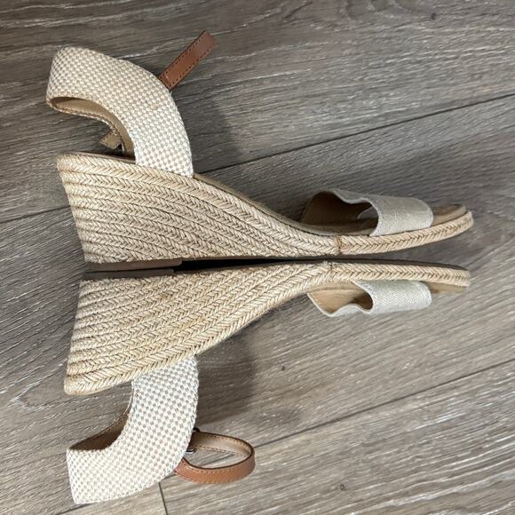 LUCKY BRAND Kavelli Wedge Sandal SZ 8 - Picture 3 of 9